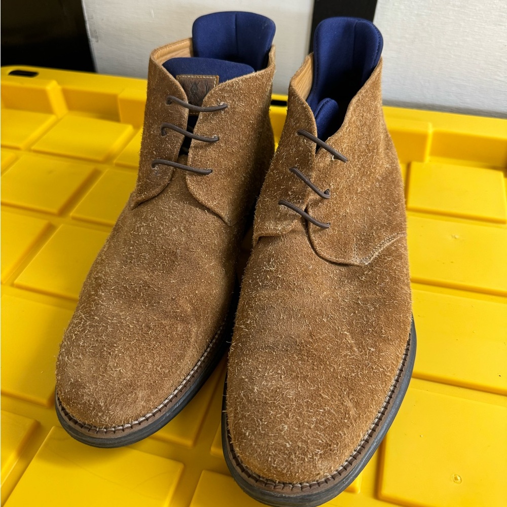 Martin Dingman Men’s Chukka Boots Taupe Size 10